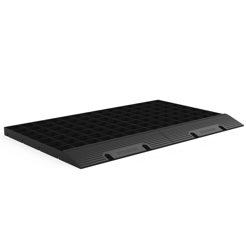 Cargar imagen en el visor de galería, Ramp for gravel grids installed for temporary parking
