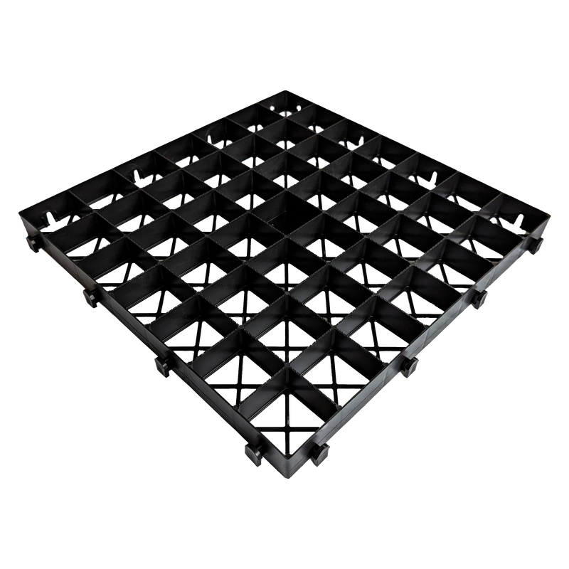 Cargar imagen en el visor de galería, Plastic Shed Base Tiles made from recycled plastic
