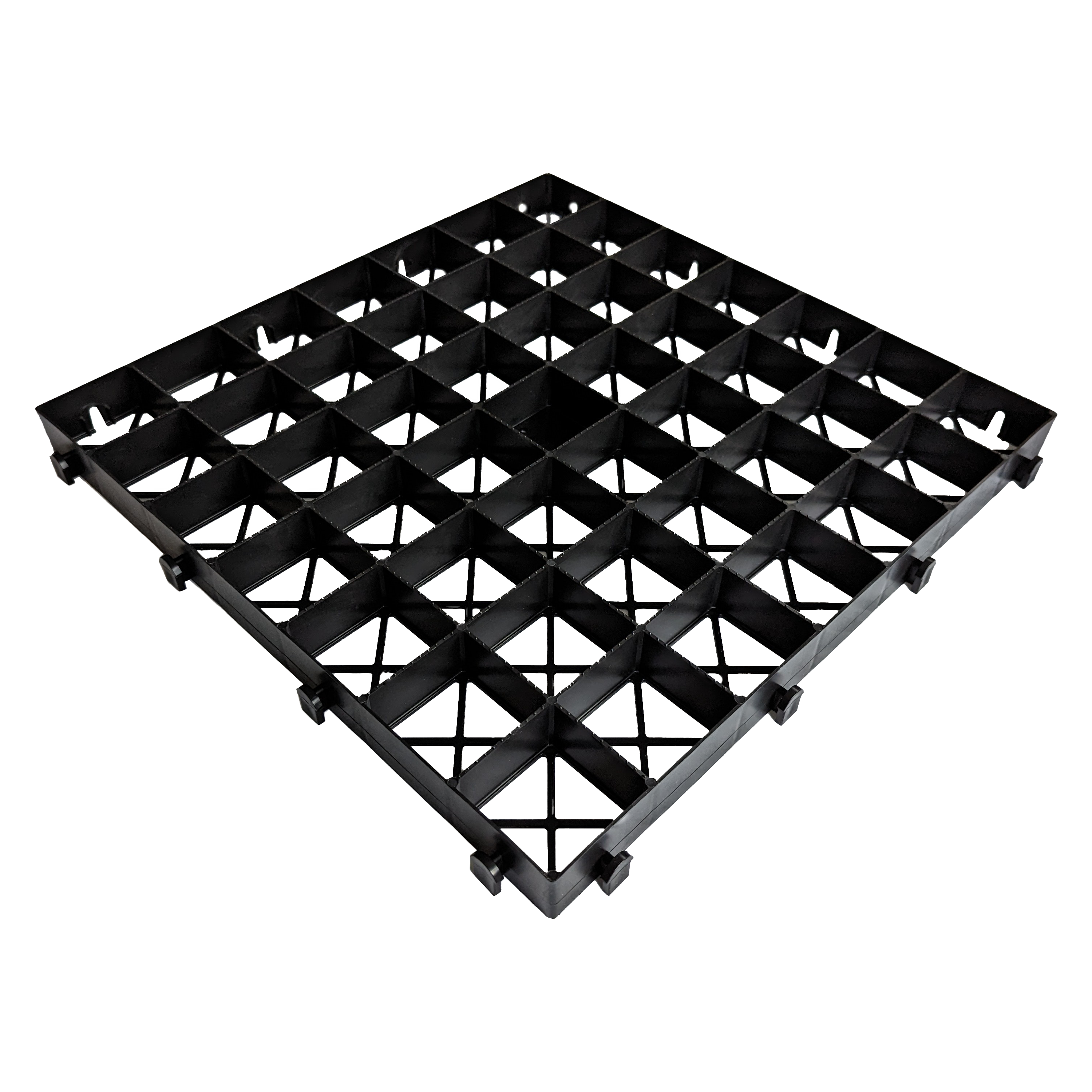 Losetas para base de cobertizo de plástico fabricadas con plástico reciclado